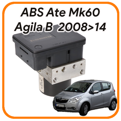 ABS Opel Agila B Ate MK60 2008-2014 revisione pompa abs